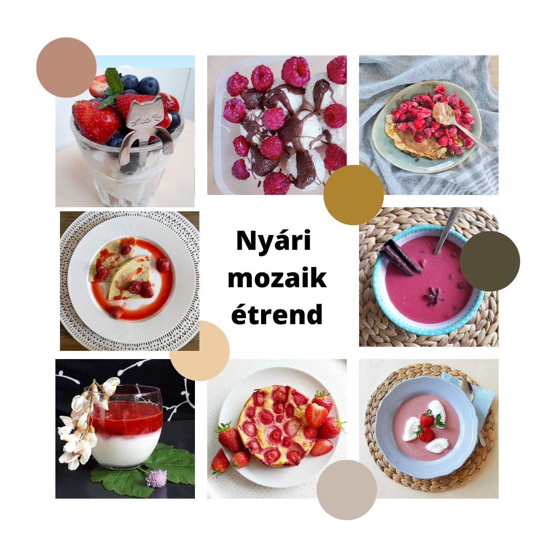 Nyári mozaik étrend - 10 napos